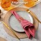 Set of 48 Brown Burlap Round Placemats for Rustic Table Decor